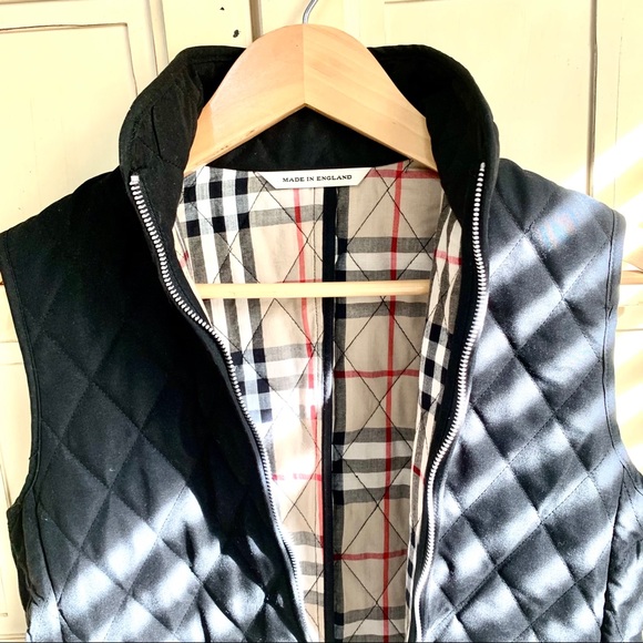 burberry quilted vest